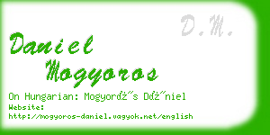 daniel mogyoros business card